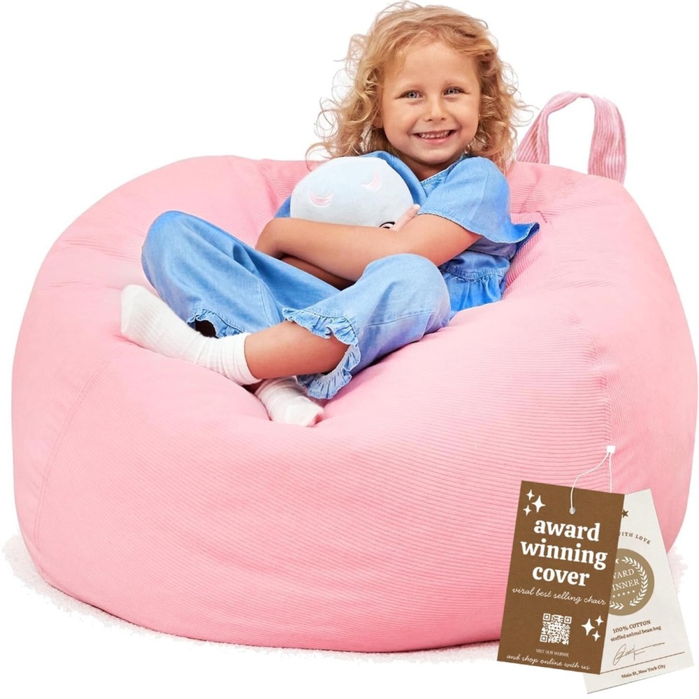 Original Cover for Stuffed Animal Bean Bag Storage (No Filler) Large